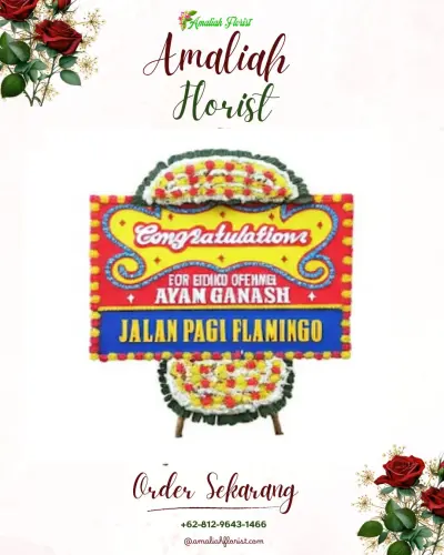 Bunga Papan Congratulation di Sungai Langkai